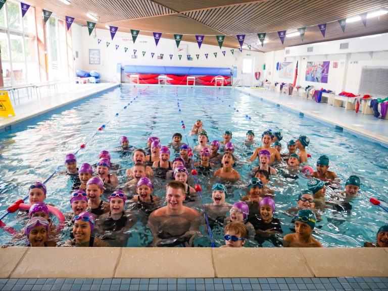 Mark Tompsett visits Prep Swimming Gala